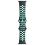 버터플라이 버클 투톤 액체 실리콘 교체 시계줄, Apple Watch 시리즈용, 7 41mm / 6 & SE & 5 & 4 40mm / 3 & 2 & 1 38mm, 7 45mm / 6 & SE & 5 & 4 44mm / 3 & 2 & 1 42mm