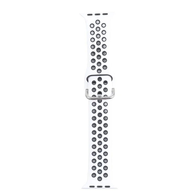 금속 버클 실리콘 교체 시계줄, Apple Watch 시리즈용, 7 41mm / 6 & SE & 5 & 4 40mm / 3 & 2 & 1 38mm, 7 45mm / 6 & SE & 5 & 4 44mm / 3 & 2 & 1 42mm