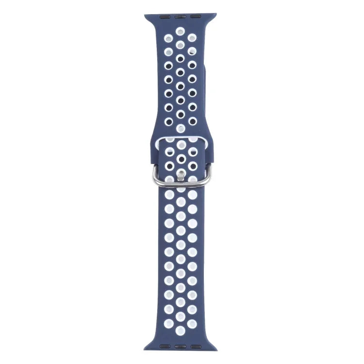 금속 버클 실리콘 교체 시계줄, Apple Watch 시리즈용, 7 41mm / 6 & SE & 5 & 4 40mm / 3 & 2 & 1 38mm, 7 45mm / 6 & SE & 5 & 4 44mm / 3 & 2 & 1 42mm