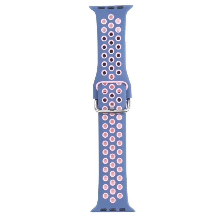 금속 버클 실리콘 교체 시계줄, Apple Watch 시리즈용, 7 41mm / 6 & SE & 5 & 4 40mm / 3 & 2 & 1 38mm, 7 45mm / 6 & SE & 5 & 4 44mm / 3 & 2 & 1 42mm