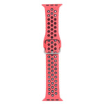 금속 버클 실리콘 교체 시계줄, Apple Watch 시리즈용, 7 41mm / 6 & SE & 5 & 4 40mm / 3 & 2 & 1 38mm, 7 45mm / 6 & SE & 5 & 4 44mm / 3 & 2 & 1 42mm
