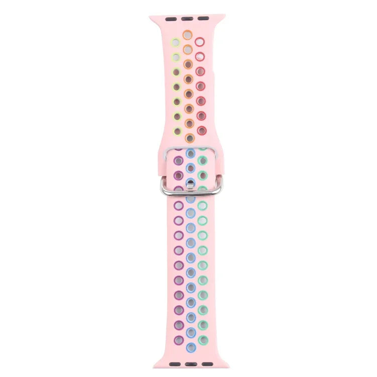 금속 버클 실리콘 교체 시계줄, Apple Watch 시리즈용, 7 41mm / 6 & SE & 5 & 4 40mm / 3 & 2 & 1 38mm, 7 45mm / 6 & SE & 5 & 4 44mm / 3 & 2 & 1 42mm
