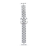 금속 버클 실리콘 교체 시계줄, Apple Watch 시리즈용, 7 41mm / 6 & SE & 5 & 4 40mm / 3 & 2 & 1 38mm, 7 45mm / 6 & SE & 5 & 4 44mm / 3 & 2 & 1 42mm