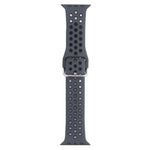 금속 버클 실리콘 교체 시계줄, Apple Watch 시리즈용, 7 41mm / 6 & SE & 5 & 4 40mm / 3 & 2 & 1 38mm, 7 45mm / 6 & SE & 5 & 4 44mm / 3 & 2 & 1 42mm