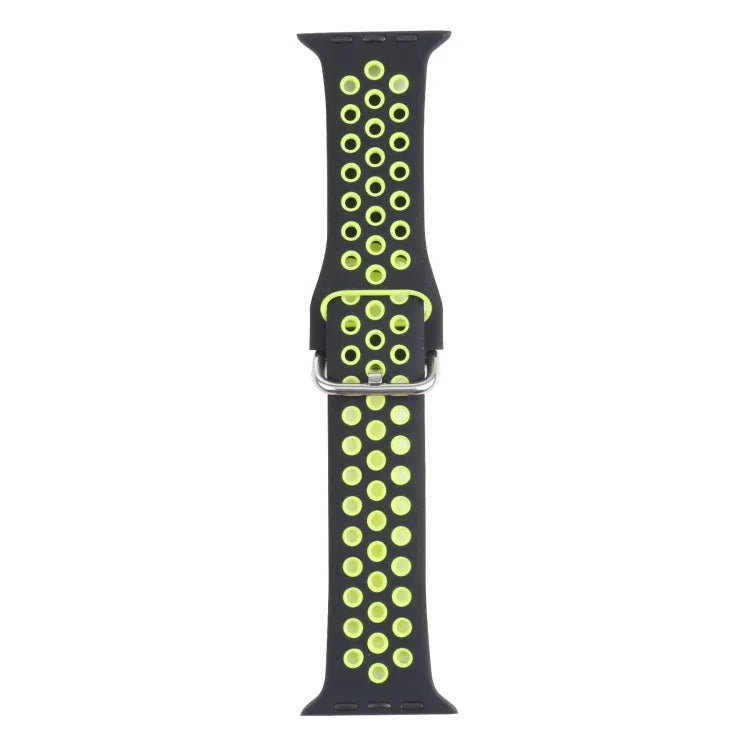금속 버클 실리콘 교체 시계줄, Apple Watch 시리즈용, 7 41mm / 6 & SE & 5 & 4 40mm / 3 & 2 & 1 38mm, 7 45mm / 6 & SE & 5 & 4 44mm / 3 & 2 & 1 42mm