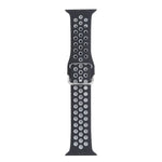 금속 버클 실리콘 교체 시계줄, Apple Watch 시리즈용, 7 41mm / 6 & SE & 5 & 4 40mm / 3 & 2 & 1 38mm, 7 45mm / 6 & SE & 5 & 4 44mm / 3 & 2 & 1 42mm