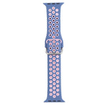 금속 버클 실리콘 교체 시계줄, Apple Watch 시리즈용, 7 41mm / 6 & SE & 5 & 4 40mm / 3 & 2 & 1 38mm, 7 45mm / 6 & SE & 5 & 4 44mm / 3 & 2 & 1 42mm