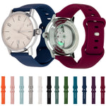 8버클 실리콘 교체 스트랩 시계줄, Huawei Watch GT 2 Pro 46mm용, Honor Magic Watch 2 42mm용, Honor Magic Watch 2 46mm용, Amazfit Pop용