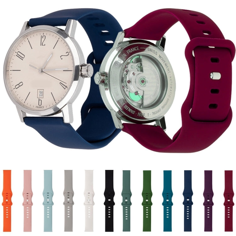 8버클 실리콘 교체 스트랩 시계줄, Huawei Watch GT 2 Pro 46mm용, Honor Magic Watch 2 42mm용, Honor Magic Watch 2 46mm용, Amazfit Pop용