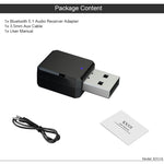 KN318 USB 블루투스 5.1 어댑터 오디오 리시버, KN318
