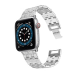 직조 텍스처 스테인리스 스틸 교체 시계줄, Apple Watch 시리즈용, 7 41mm / 6 & SE & 5 & 4 40mm / 3 & 2 & 1 38mm, 7 45mm / 6 & SE & 5 & 4 44mm / 3 & 2 & 1 42mm