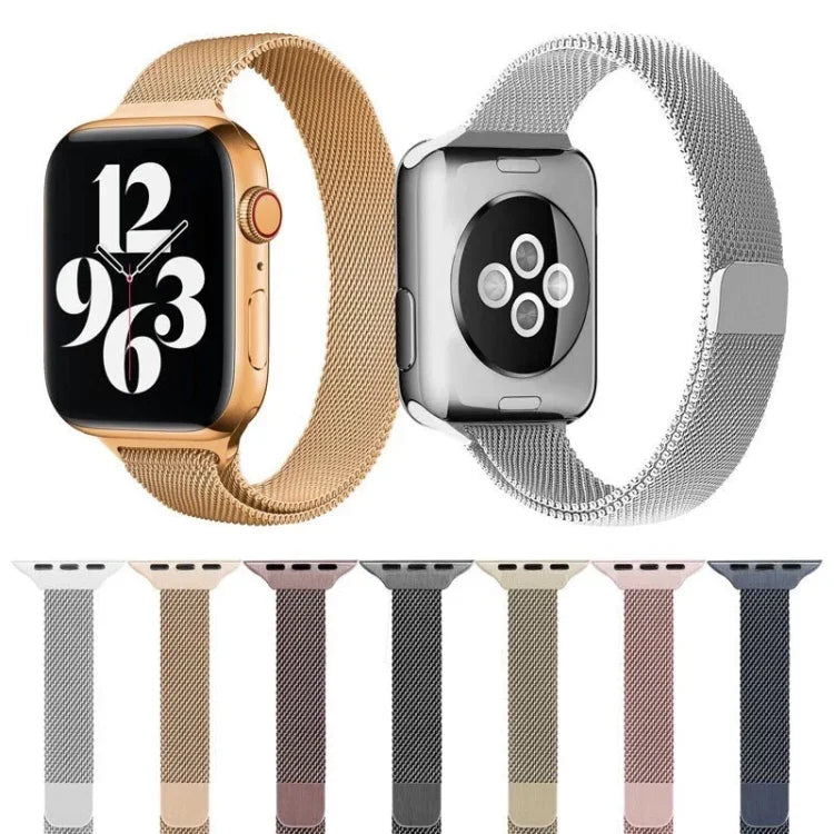 밀라노 루프백 작은 손목용 교체 시계줄, Apple Watch 시리즈용, 7 41mm / 6 & SE & 5 & 4 40mm / 3 & 2 & 1 38mm, 7 45mm / 6 & SE & 5 & 4 44mm / 3 & 2 & 1 42mm
