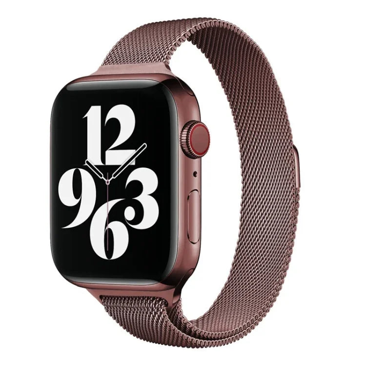 밀라노 루프백 작은 손목용 교체 시계줄, Apple Watch 시리즈용, 7 41mm / 6 & SE & 5 & 4 40mm / 3 & 2 & 1 38mm, 7 45mm / 6 & SE & 5 & 4 44mm / 3 & 2 & 1 42mm