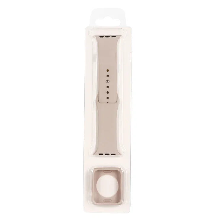실리콘 교체 스트랩 시계줄 + 시계 보호 케이스 세트, Apple Watch 시리즈 3 & 2 & 1 38mm용, Apple Watch 시리즈 3 & 2 & 1 42mm용