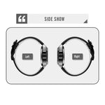 SKMEI 1650 가죽 스트랩 버전 LED 디지털 디스플레이 전자 시계 터치 야광 버튼, 가죽 스트랩 버전