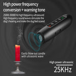 Tsattine N10 초음파 개 퇴치기 LED 전력 표시 및 손전등 포함, N10