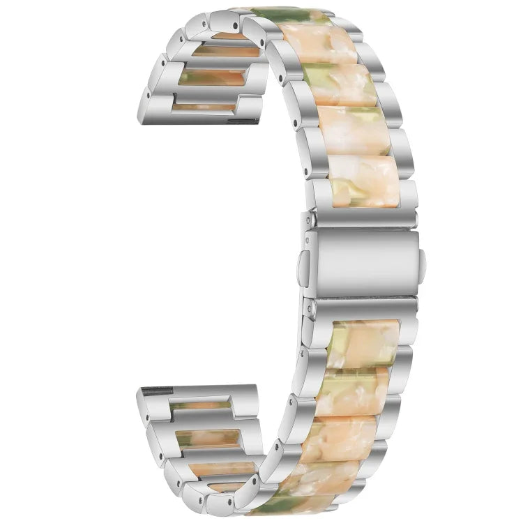 3구 스틸 + 레진 교체 스트랩 시계줄, 삼성 스마트워치 20mm용, 삼성 스마트워치 22mm용
