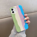 Herringbone Texture Silicone Protective Case, For iPhone 11, For iPhone 12, For iPhone 12 Pro, For iPhone 12 Pro Max