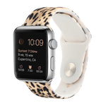 실리콘 페인팅 패턴 교체 시계줄, Apple Watch 시리즈 7 41mm / 6 & SE & 5 & 4 40mm / 3 & 2 & 1 38mm, 7 45mm / 6 & SE & 5 & 4 44mm / 3 & 2 & 1 42mm용
