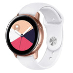 Galaxy Watch Active 2 스마트워치 단색 실리콘 손목 스트랩 시계줄, L, S