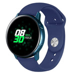 Galaxy Watch Active 2 스마트워치 단색 실리콘 손목 스트랩 시계줄, L, S