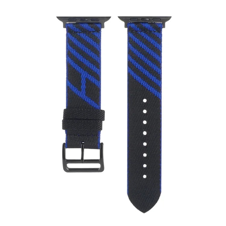 나일론 싱글 루프 교체 스트랩 시계줄, Apple Watch 시리즈 7 41mm / 6 & SE & 5 & 4 40mm / 3 & 2 & 1 38mm, 7 45mm / 6 & SE & 5 & 4 44mm / 3 & 2 & 1 42mm용