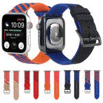나일론 싱글 루프 교체 스트랩 시계줄, Apple Watch 시리즈 7 41mm / 6 & SE & 5 & 4 40mm / 3 & 2 & 1 38mm, 7 45mm / 6 & SE & 5 & 4 44mm / 3 & 2 & 1 42mm용
