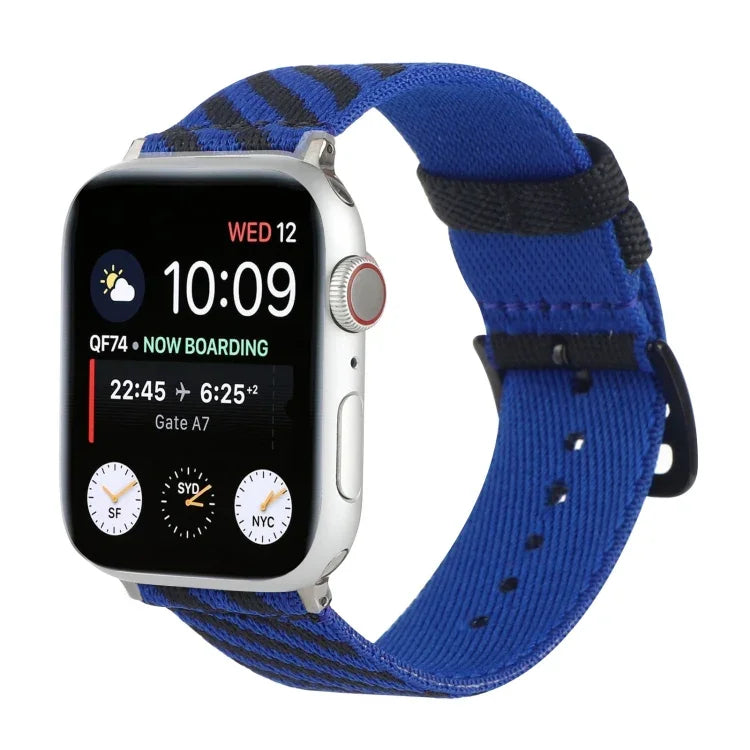 나일론 싱글 루프 교체 스트랩 시계줄, Apple Watch 시리즈 7 41mm / 6 & SE & 5 & 4 40mm / 3 & 2 & 1 38mm, 7 45mm / 6 & SE & 5 & 4 44mm / 3 & 2 & 1 42mm용