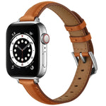 비즈니스 스타일 가죽 교체 스트랩 시계줄, Apple Watch 시리즈 7 41mm / 6 & SE & 5 & 4 40mm / 3 & 2 & 1 38mm, 7 45mm / 6 & SE & 5 & 4 44mm / 3 & 2 & 1 42mm용