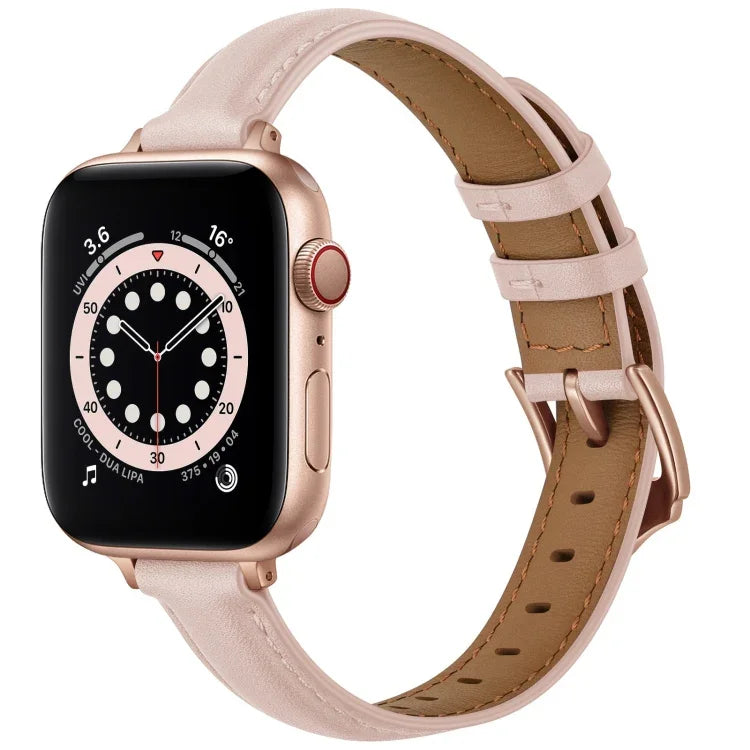비즈니스 스타일 가죽 교체 스트랩 시계줄, Apple Watch 시리즈 7 41mm / 6 & SE & 5 & 4 40mm / 3 & 2 & 1 38mm, 7 45mm / 6 & SE & 5 & 4 44mm / 3 & 2 & 1 42mm용