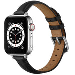 비즈니스 스타일 가죽 교체 스트랩 시계줄, Apple Watch 시리즈 7 41mm / 6 & SE & 5 & 4 40mm / 3 & 2 & 1 38mm, 7 45mm / 6 & SE & 5 & 4 44mm / 3 & 2 & 1 42mm용