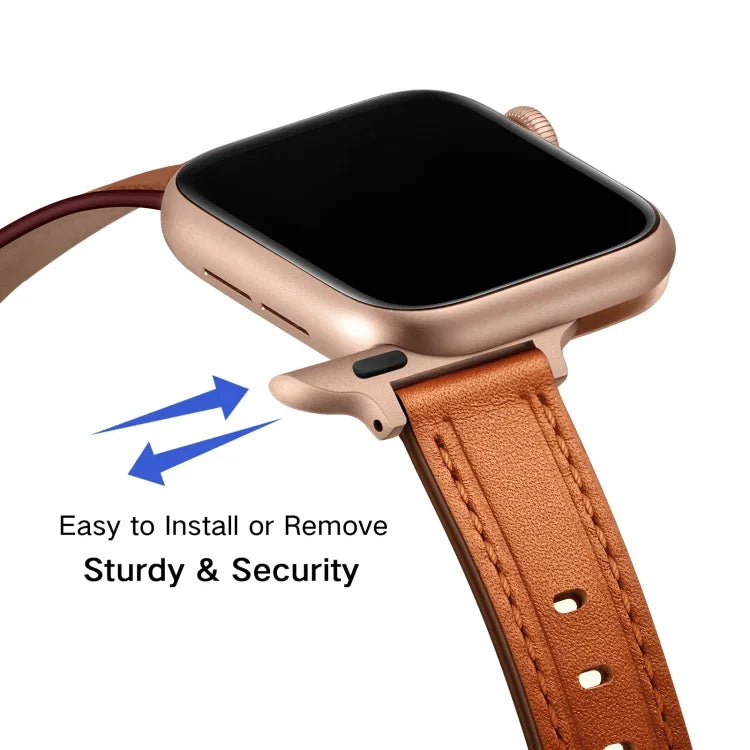 여성용 별이 빛나는 하늘 스타일 가죽 교체 스트랩 시계줄, Apple Watch 시리즈 7 41mm / 6 & SE & 5 & 4 40mm / 3 & 2 & 1 38mm, 7 45mm / 6 & SE & 5 & 4 44mm / 3 & 2 & 1 42mm용