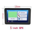 Q5 자동차 5인치 HD TFT 터치 스크린 GPS 내비게이터 TF 카드 / MP3 / FM 송신기 지원, 유럽 지도, 호주 지도, 북미 지도, 동남아시아 지도, 중동 지도, 남미 지도, 아프리카 지도