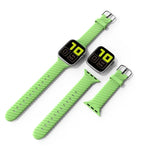 단색 트위스트 실리콘 교체 스트랩 시계줄, Apple Watch 시리즈용, 7 41mm / 6 & SE & 5 & 4 40mm / 3 & 2 & 1 38mm, 7 45mm / 6 & SE & 5 & 4 44mm / 3 & 2 & 1 42mm