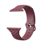 단색 트위스트 실리콘 교체 스트랩 시계줄, Apple Watch 시리즈용, 7 41mm / 6 & SE & 5 & 4 40mm / 3 & 2 & 1 38mm, 7 45mm / 6 & SE & 5 & 4 44mm / 3 & 2 & 1 42mm
