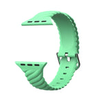 단색 트위스트 실리콘 교체 스트랩 시계줄, Apple Watch 시리즈용, 7 41mm / 6 & SE & 5 & 4 40mm / 3 & 2 & 1 38mm, 7 45mm / 6 & SE & 5 & 4 44mm / 3 & 2 & 1 42mm