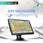 7인치 자동차 GPS 내비게이터 8G+256M 정전식 스크린 고사양, 사양: 러시아 + 벨라루스 + 우크라이나 지도, 러시아 + 벨라루스 + 우크라이나 지도