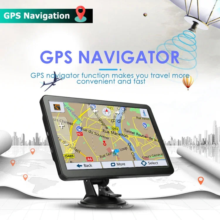 7인치 자동차 HD GPS 내비게이터 8G+128M 정전식 스크린 FM / TF 카드 지원, 유럽 지도, 호주 지도, 동남아시아 지도, 북미 지도, 중동 지도, 남미 지도, 아프리카 지도