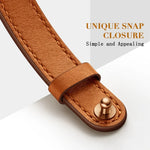 14mm 커플 스타일 가죽 교체 스트랩 시계줄, Apple Watch 시리즈용, 7 41mm / 6 & SE & 5 & 4 40mm / 3 & 2 & 1 38mm, 7 45mm / 6 & SE & 5 & 4 44mm / 3 & 2 & 1 42mm