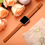 14mm 커플 스타일 가죽 교체 스트랩 시계줄, Apple Watch 시리즈용, 7 41mm / 6 & SE & 5 & 4 40mm / 3 & 2 & 1 38mm, 7 45mm / 6 & SE & 5 & 4 44mm / 3 & 2 & 1 42mm