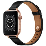 14mm 커플 스타일 가죽 교체 스트랩 시계줄, Apple Watch 시리즈용, 7 41mm / 6 & SE & 5 & 4 40mm / 3 & 2 & 1 38mm, 7 45mm / 6 & SE & 5 & 4 44mm / 3 & 2 & 1 42mm