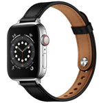 14mm 커플 스타일 가죽 교체 스트랩 시계줄, Apple Watch 시리즈용, 7 41mm / 6 & SE & 5 & 4 40mm / 3 & 2 & 1 38mm, 7 45mm / 6 & SE & 5 & 4 44mm / 3 & 2 & 1 42mm