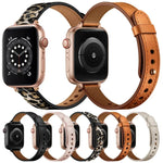 14mm 커플 스타일 가죽 교체 스트랩 시계줄, Apple Watch 시리즈용, 7 41mm / 6 & SE & 5 & 4 40mm / 3 & 2 & 1 38mm, 7 45mm / 6 & SE & 5 & 4 44mm / 3 & 2 & 1 42mm