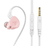 QKZ AK6-X 3.5mm 인이어 유선 서브우퍼 스포츠 이어폰 마이크 포함, 케이블 길이: 약 1.2m, 1개