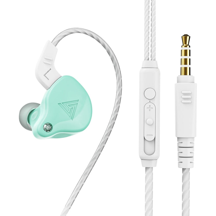 QKZ AK6-X 3.5mm 인이어 유선 서브우퍼 스포츠 이어폰 마이크 포함, 케이블 길이: 약 1.2m, 1개