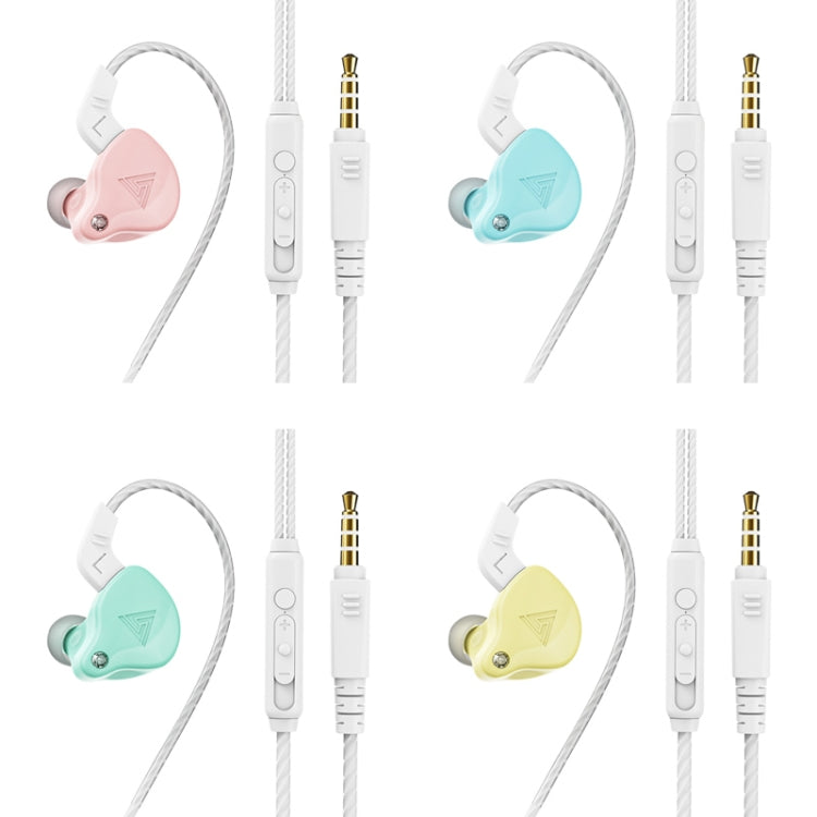 QKZ AK6-X 3.5mm 인이어 유선 서브우퍼 스포츠 이어폰 마이크 포함, 케이블 길이: 약 1.2m, 1개
