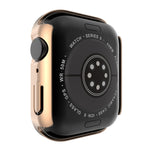 전기 도금 PC 이중 행 다이아몬드 보호 케이스 강화 유리 필름 포함, Apple Watch 시리즈용, Apple Watch 시리즈 6 / 5 / 4 / Watch SE 40mm용, Apple Watch 시리즈 6 / 5 / 4 / Watch SE 44mm용