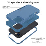 Commuter Shockproof TPU + PC Protective Case, For iPhone 13 mini, For iPhone 13, For iPhone 13 Pro, For iPhone 13 Pro Max