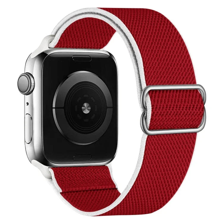 고탄력 나일론 교체 시계줄, Apple Watch 시리즈용, 7 41mm / 6 & SE & 5 & 4 40mm / 3 & 2 & 1 38mm, 7 45mm / 6 & SE & 5 & 4 44mm / 3 & 2 & 1 42mm
