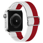 고탄력 나일론 교체 시계줄, Apple Watch 시리즈용, 7 41mm / 6 & SE & 5 & 4 40mm / 3 & 2 & 1 38mm, 7 45mm / 6 & SE & 5 & 4 44mm / 3 & 2 & 1 42mm